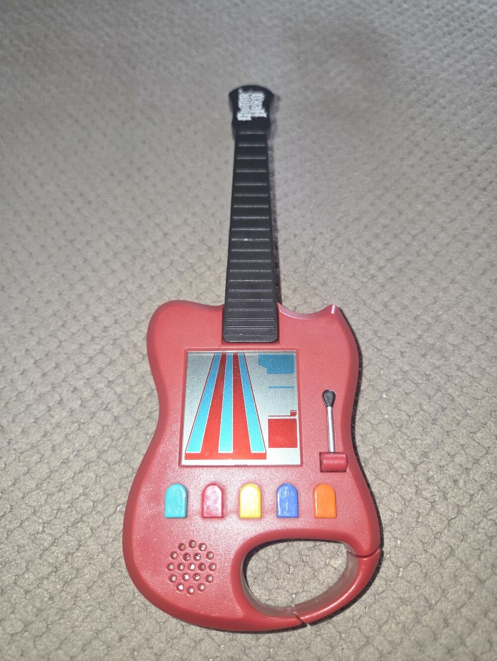GUITAR HERO Handheld Electronic Game Carabiner 2007 Travel Pocket Size